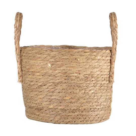 10" Natural Cattail Lined Basket by Ashland® | Michaels